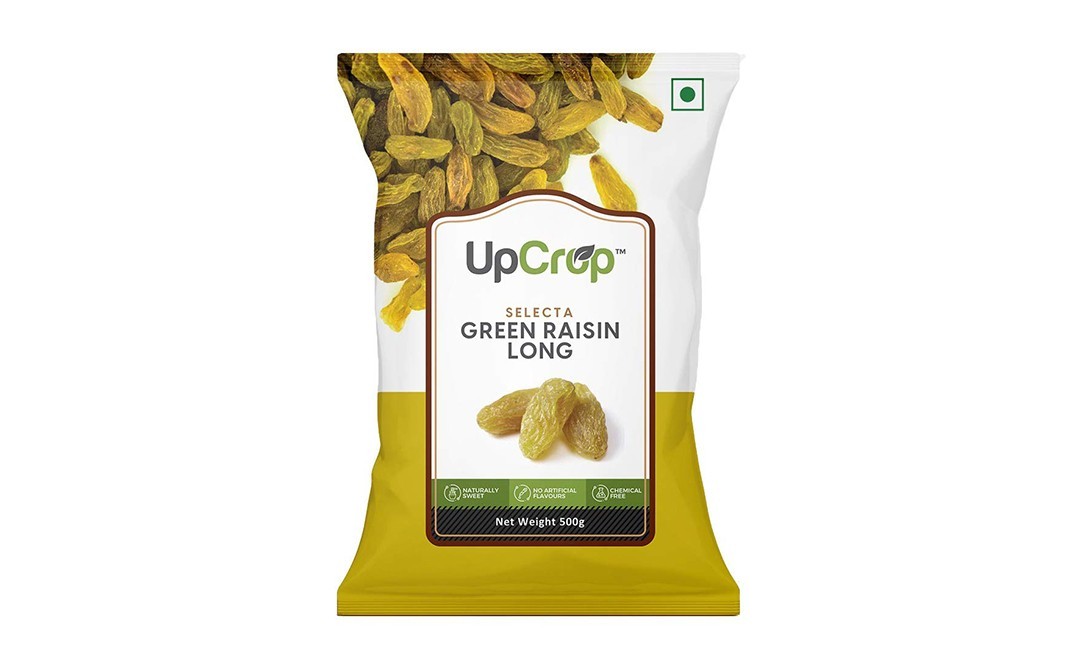UpCrop Slecta Green Raisin Long    Pack  500 grams